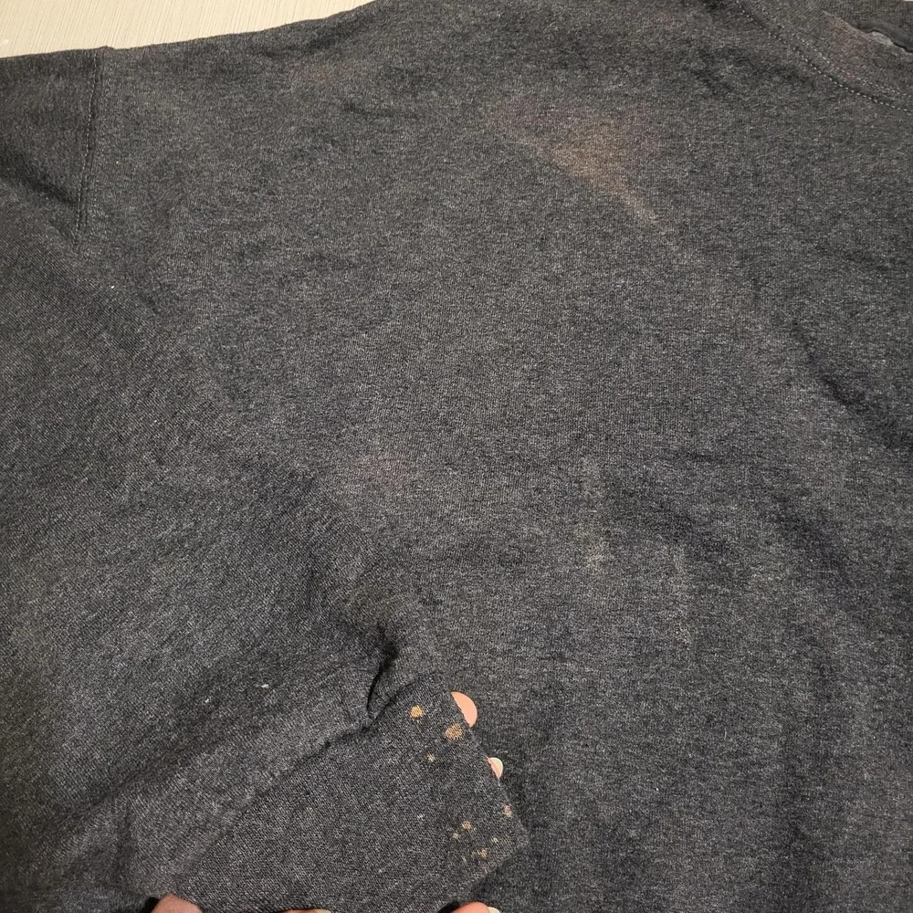 Athletic Works Men's Charcoal Crewneck Sweater - Picture 6 of 8
